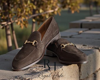 Handmade Suede Luxury Loafers For Men | Formal And Casual Footwear