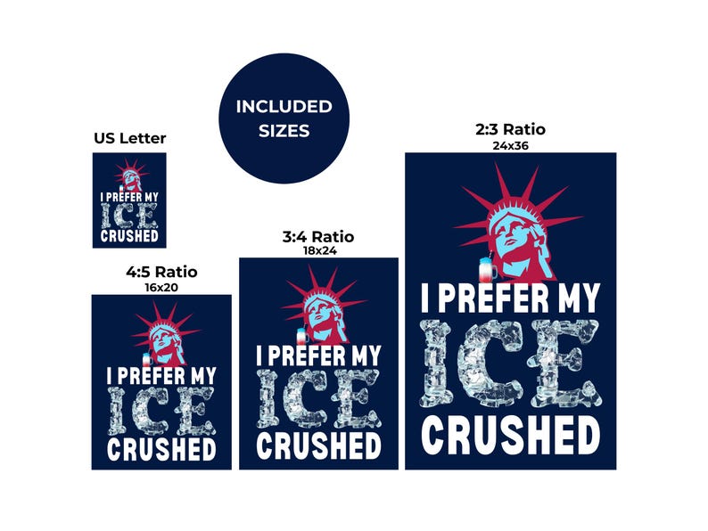 ICE OUT Protest Poster With Statue of Liberty. Abolish ICE, Anti Trump ...