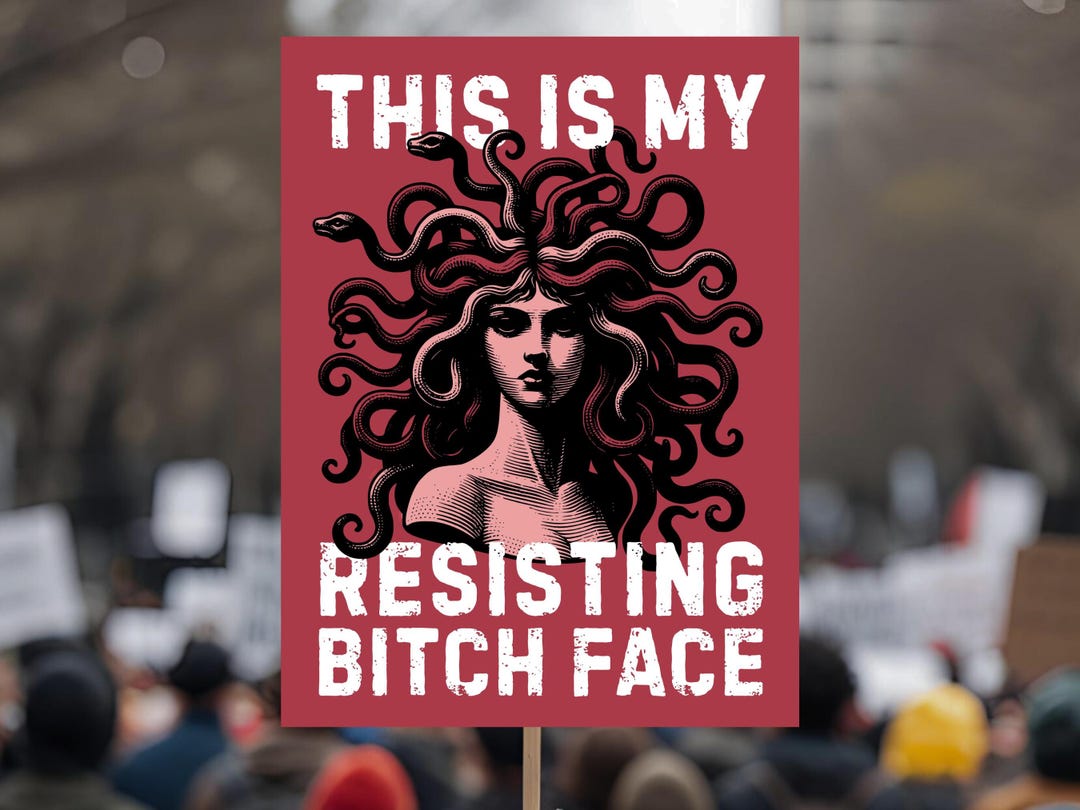 Resistance Signage Resistance Protest Sign, Rage Against the Regime Rally Sign. Protest ...