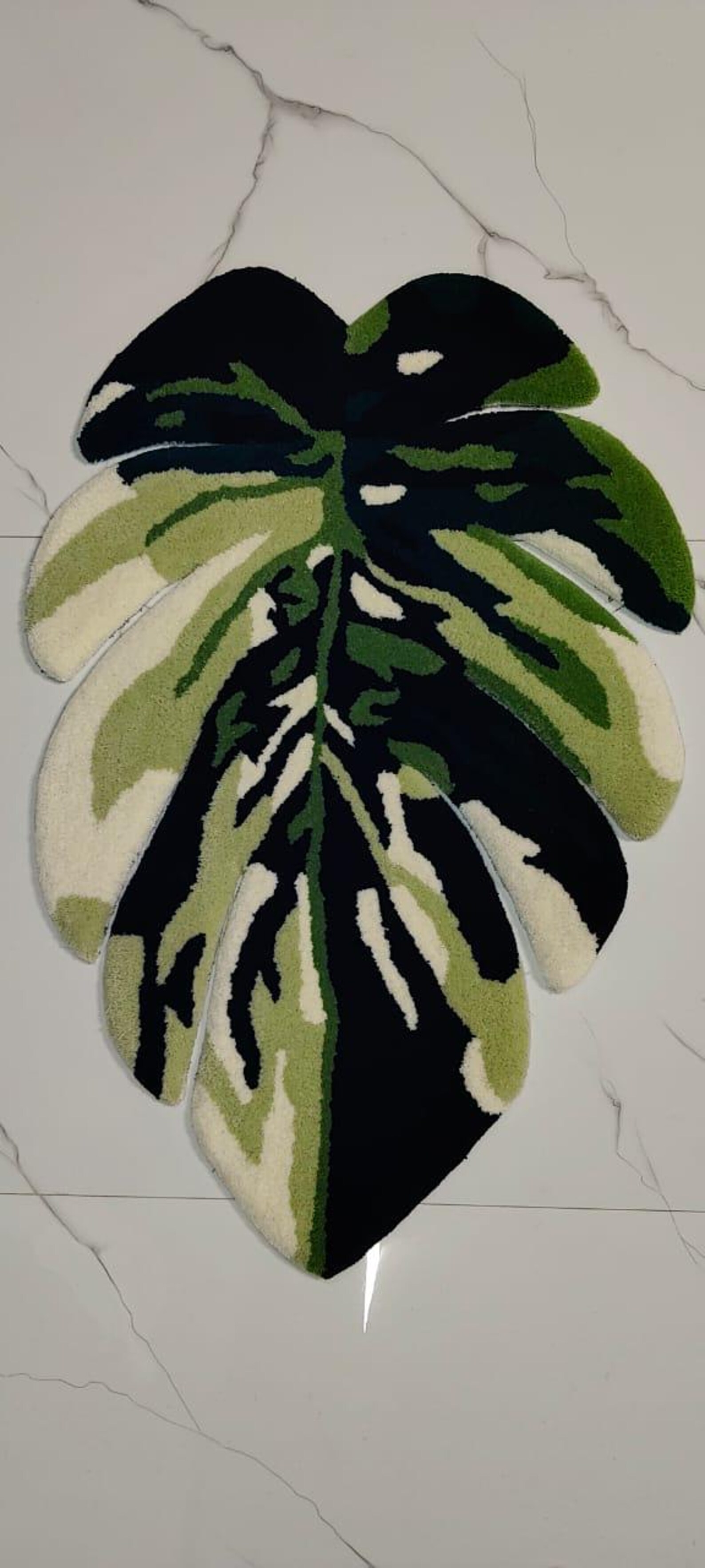 Unique Leaf Design Rug – Soft Floor Decor for Home & Office - Etsy