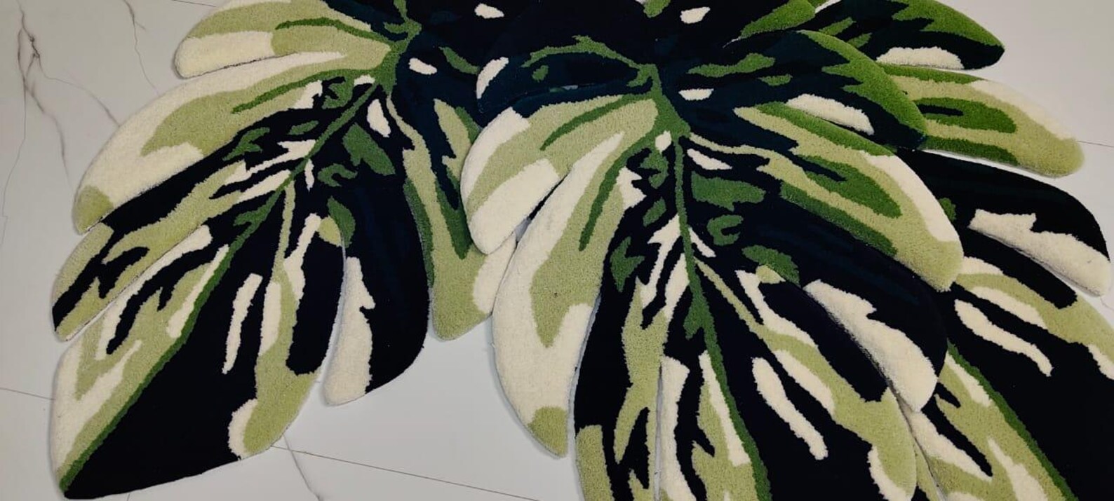 Unique Leaf Design Rug – Soft Floor Decor for Home & Office - Etsy