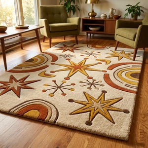 Space Age Rug - Etsy