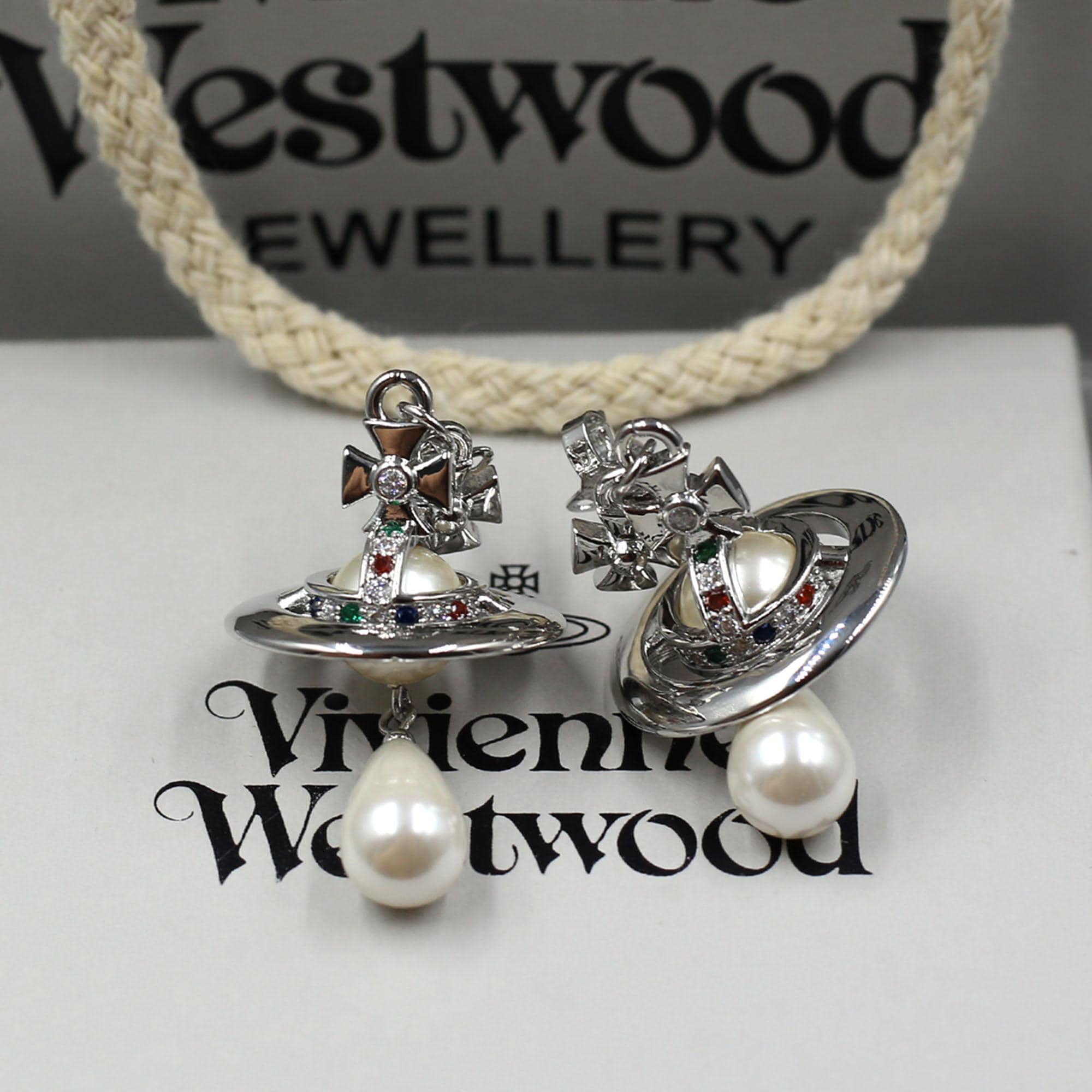 Pearl Earrings Vivienne Westwood - Etsy