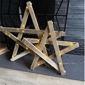 Wooden Christmas Stars