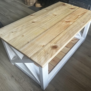 Wooden Rustic Coffee Table