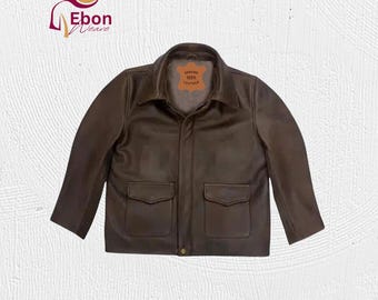 Veste Indiana Jones Ultimate pour enfants - Manteau en cuir véritable pour enfants Les aventuriers de l'arche perdue | Style de cosplay d'aventure