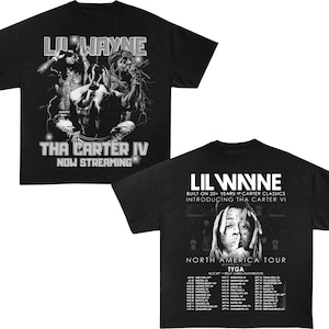 Lil Wayne Tha Carter VI B&W Tour shirt, Lil WAYNE Tour 2025 North America Tour Lil Wayne shirt T-Shirt Lil Wayne Merch