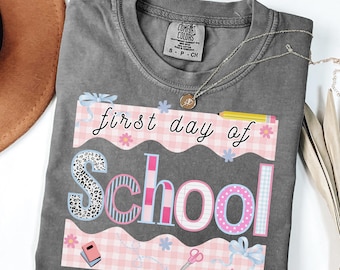 First Day Of School Shirt Design