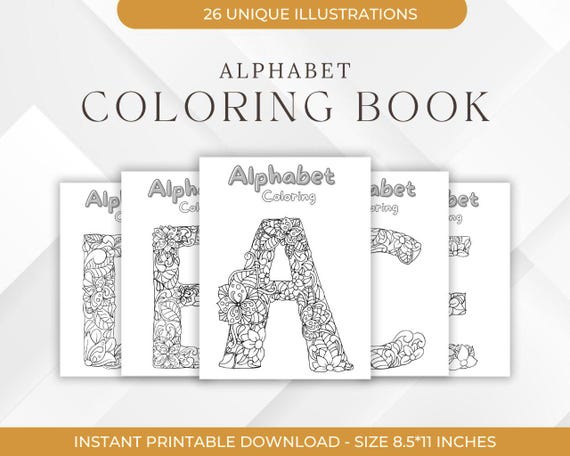 Alphabet Coloring Worksheet
