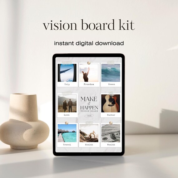 Dream Big Photo Collage | Manifestation Vision Board