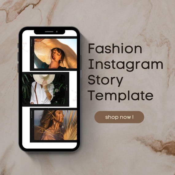 Fashion Hat Instagram Story Template