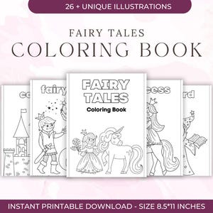 Fairy Tales Coloring Book