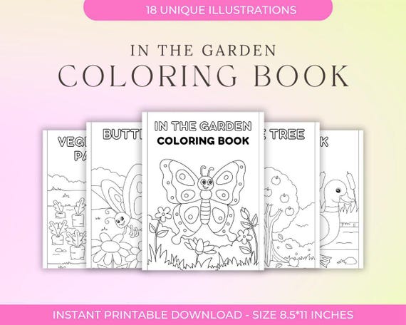 In the Garden Coloring Book