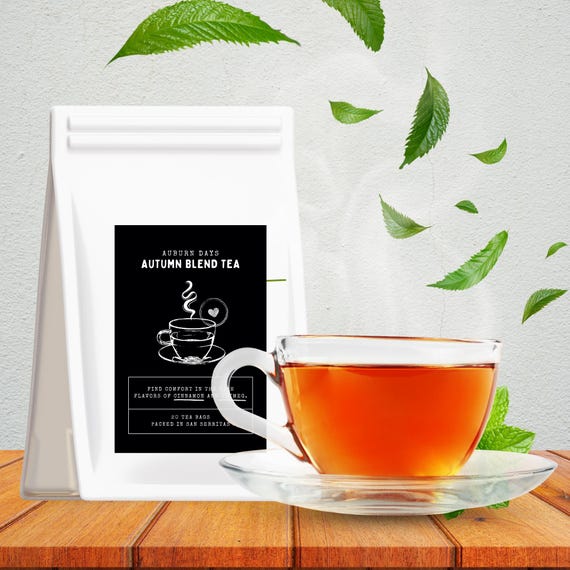 Black Handcrafted Beverage Label