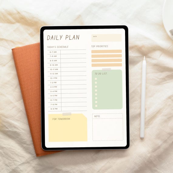 Cute Illustration Daily Planner