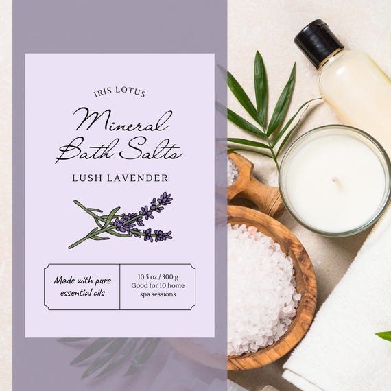 Personal Care Label Sticker Template