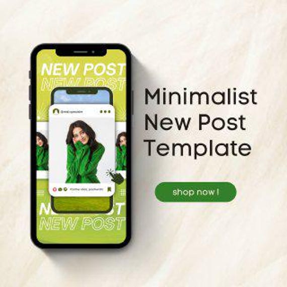 Green Instagram Story Template
