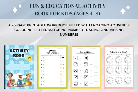 Activity Book for Kids