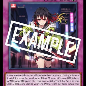 Orica - You&#39;re Finished - TCG - Yugi- custom Card - Holo Card
