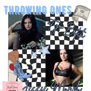 Blue strips Jessie Murph