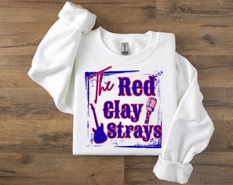 Red Clay Strays band tee design !!