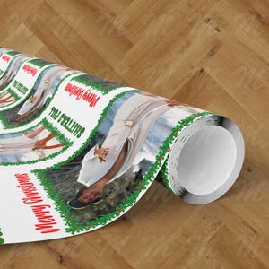 Shitters Full Cousin Eddie Funny Christmas Wrapping Paper, National Lampoon's Christmas Vacation, Clark Griswold, Xmas gift wrap