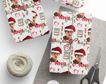 Conrad Fisher Christmas Wrapping Paper, Conrad Team, Jeremiah, Christopher Briney, The Summer Pretty, TSITP, Connie Baby, Xmas Gift Wrap
