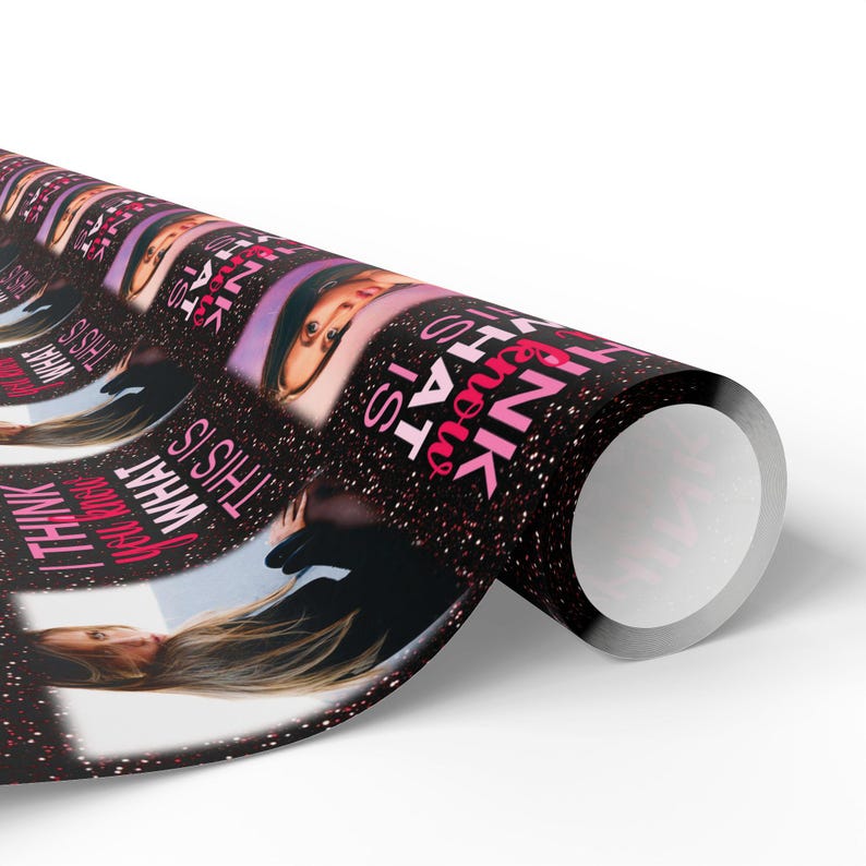 Tate McRae Christmas Wrapping Paper, Fun Wrapping Paper, Xmas Gift Wrap Roll, Tate McRae Merch, Cute Wrapping Paper