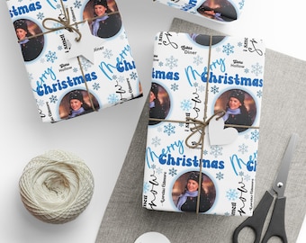 I Smell Snow Girls Christmas Wrapping Paper, Lorelai and Rory, Funny TV Show Gift Wrap, Gilmore Gift Idea