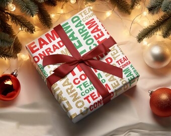 Conrad Fisher Christmas Wrapping Paper, Team Conrad, Jeremiah, Isabel Belly Conklin, The Summer I Turned Pretty, TSITP, Bonrad