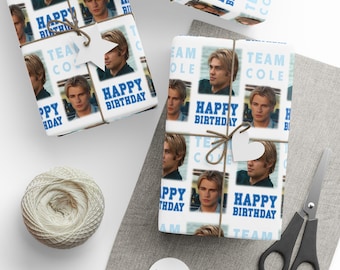 Cole Walter Birthday Wrapping Paper, Team Cole, Life With the Walter Boys, Summer Romance TV Show Books, Gift For Her