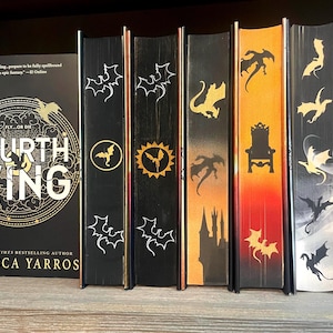 Fourth Wing & Iron Flame Book Edging