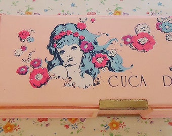 The Cuca Dols Magnetic and Automatic Pencil Case.80s.Difficult to Find