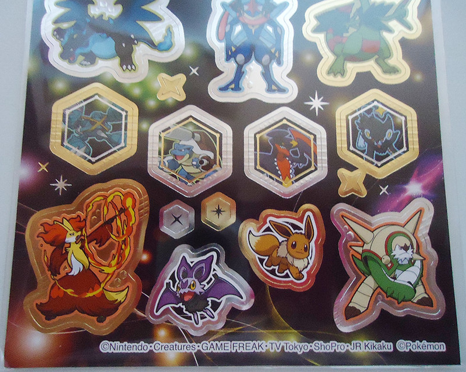 Pokemonpikachu Japanese Stickers Sheet.made in Japan Etsy