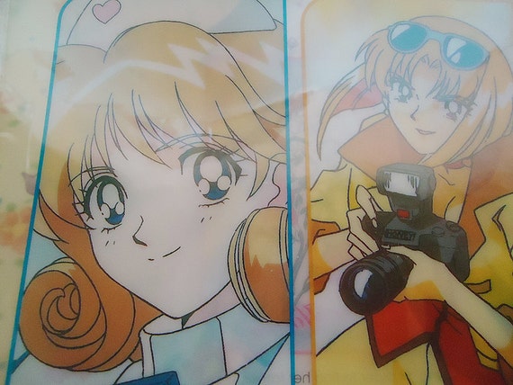 The Cutie Honey Manga.totally 70s Design File Folder. - Etsy