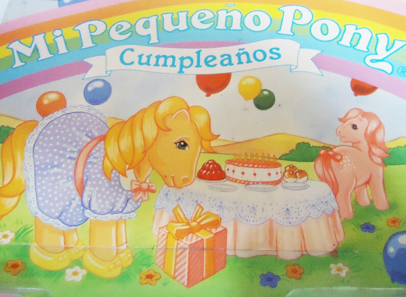 My little Pony Birthday Set. 86s. In the Originial Package image 3