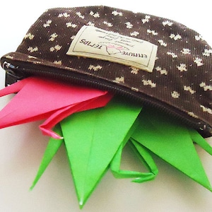 The Absolutely Cute Scottish Terrier Zippered Money Pouch. 80s