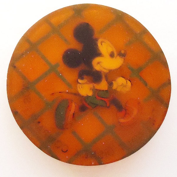 El auténtico borrador de gelatina transparente de Mickey Mouse.80s