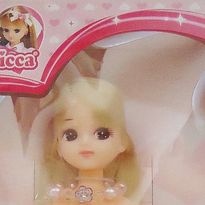 The Takara New Japanese Licca Doll with a Handmade Necklace.Ensemble