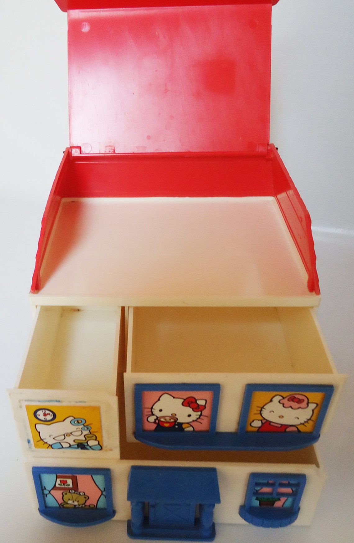 Vintage Hello Kitty Multiple Jewelry Box House Drawers. 76. Etsy