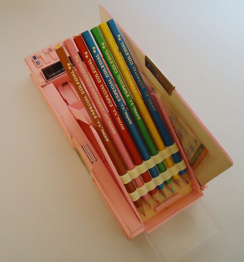 The Automatic Pencil Case.80s.unique Piece.rhythmic Gymnastics Etsy