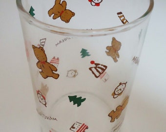 The Sanrio Christmas Glass.The Fancy Friends.1986