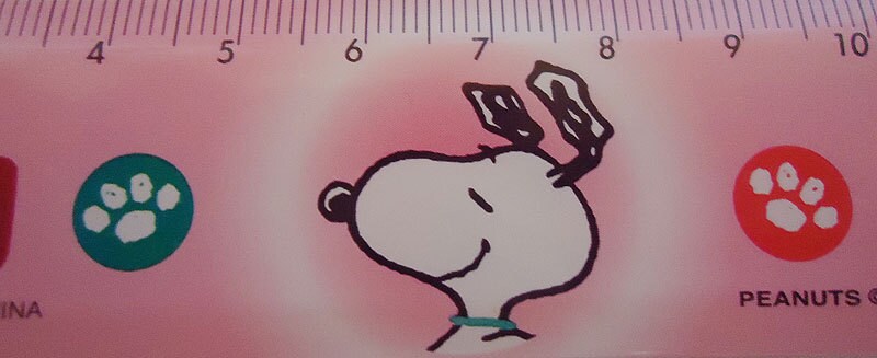 The Snoopy Pencil and Ruler.90s.from Peanuts - Etsy