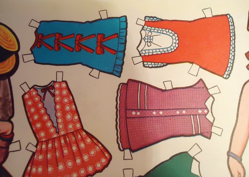 The Spanish Paper Dolls.80s Etsy