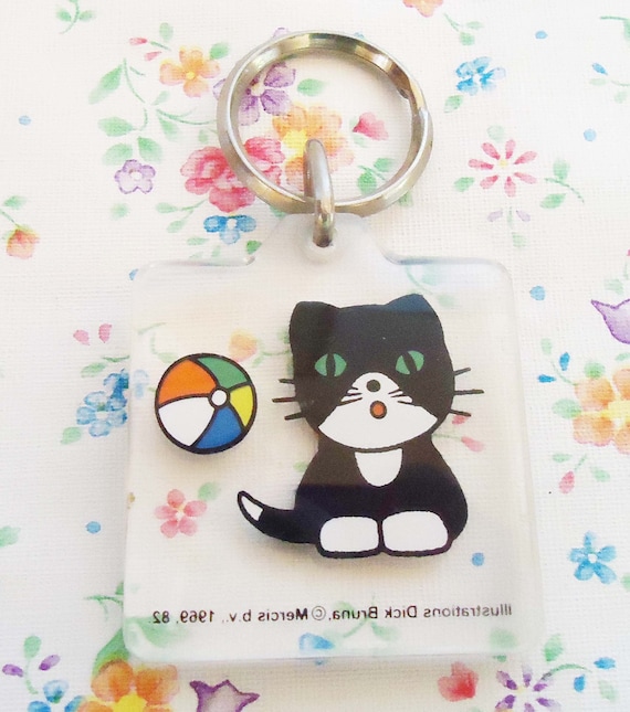 The Miffy Cat Kawaii 1982 Keychain.xtra Rare - Etsy