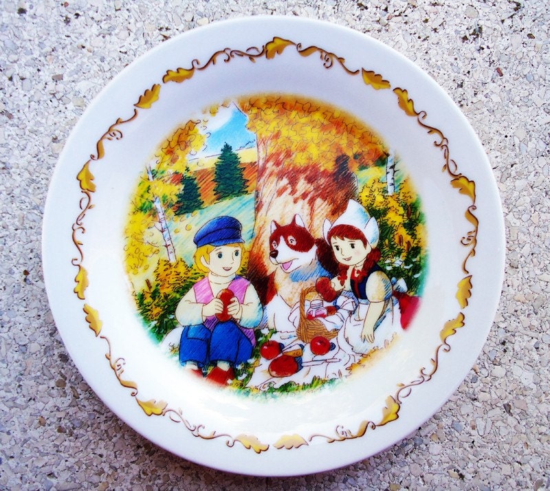 食器 A Dog of Flanders. Not for Sale. The Dog of Flanders Plate.1975 - Etsy Hong Kong