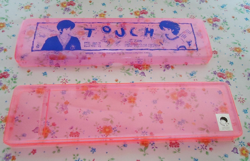 The Authentic Japanese Touch Pencil Case.80s.neon Pink Etsy