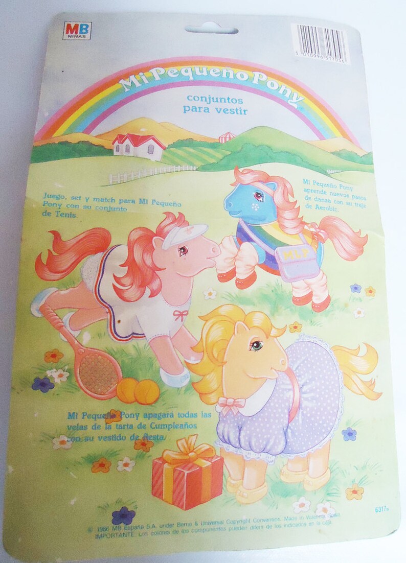 My little Pony Birthday Set. 86s. In the Originial Package image 5
