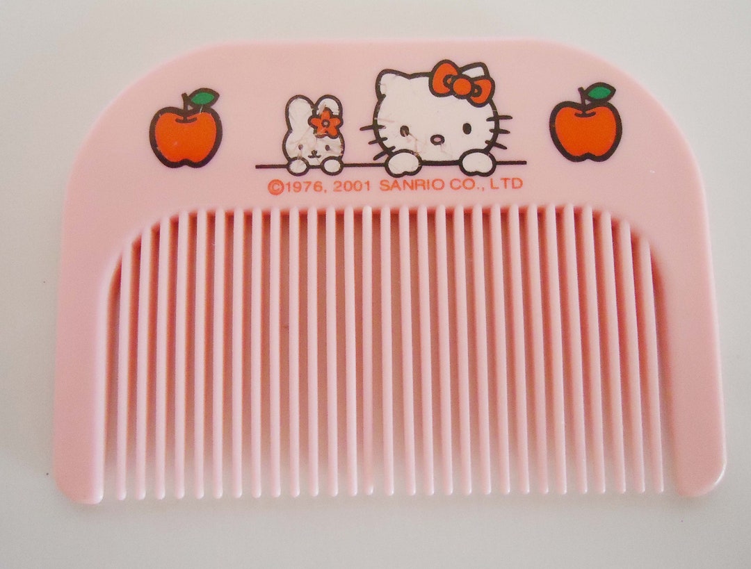 The Hello Kitty Hair Comb and Mirror.2001 Etsy