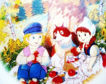 A Dog of Flanders Vintage Collectible Plate — delightful